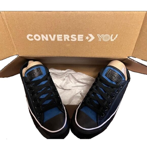 Converse Shoes - Thin Blue Line Converse Low Top Lace Up Sneaker